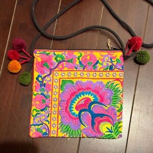 Colorful Embroidered Women's Bag
